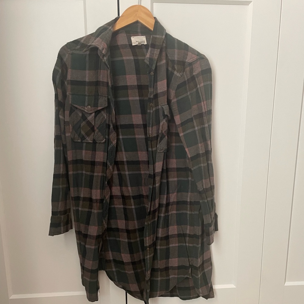 Wilfred Free plaid shirt dress